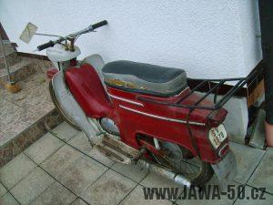 Motocykl Jawa 50 typ 05 Pionýr z roku 1963 v původním stavu