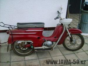 Motocykl Jawa 50 typ 05 Pionýr z roku 1963 v původním stavu