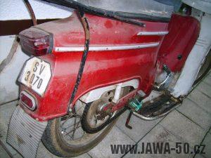 Motocykl Jawa 50 typ 05 Pionýr z roku 1963 v původním stavu