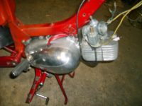 Motocykl Jawa 50 typ 05 Pionýr z roku 1963 v původním stavu - motor