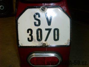 Motocykl Jawa 50 typ 05 Pionýr z roku 1963 v původním stavu