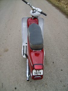 Motocykl Jawa 50 typ 05 Pionýr z roku 1963 v původním stavu