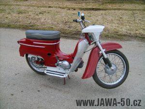 Motocykl Jawa 50 typ 05 Pionýr z roku 1963 v původním stavu