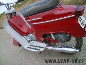 Motocykl Jawa 50 typ 05 Pionýr z roku 1963 v původním stavu