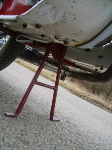 Motocykl Jawa 50 typ 05 Pionýr z roku 1963 v původním stavu - trubkový stojan