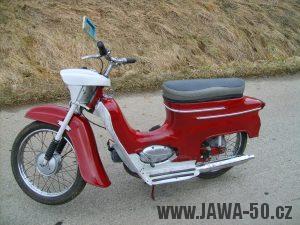 Motocykl Jawa 50 typ 05 Pionýr z roku 1963 v původním stavu