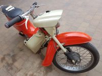 Vývozní (exportní) motocykl Jawa 50 typ 20 Pionýr se sníženým výkonem pro NDR z roku 1969