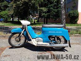 Motocykl Jawa 50 typ 220 Pionýr v původním stavu