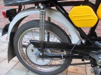 Vývozní (přiškrcený) motocykl Jawa 50 typ 223.200 Mustang pro Maďarsko z roku 1982 - zadní kolo, kryt řetězu