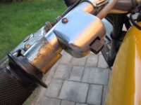 Vývozní (přiškrcený) motocykl Jawa 50 typ 223.200 Mustang pro Maďarsko z roku 1982 - přepínač světla bez tlačítka klaksonu (bzučáku)