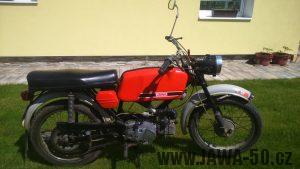Motocykl Jawa 50 typ 223 Mustang z roku 1977