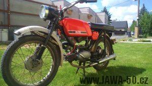 Motocykl Jawa 50 typ 223 Mustang z roku 1977