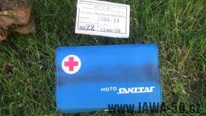 Motocykl Jawa 50 typ 223 Mustang z roku 1977 - originální lékárnička