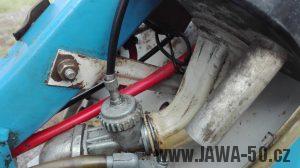 Jawa 50 typ 20 - karburátor Jikov 2917 PSb - novější provedení