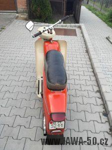 Motocykl Jawa 50 typ 20 Pionýr z roku 1969 v původním stavu