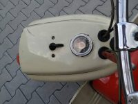 Motocykl Jawa 50 typ 20 Pionýr z roku 1969 v původním stavu - maska světlometu s tachometrem a řídítka