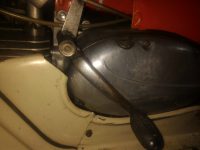 Motocykl Jawa 50 typ 20 Pionýr z roku 1969 v původním stavu - radící páka