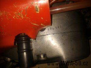 Motocykl Jawa 50 typ 20 Pionýr z roku 1969 v původním stavu - výrobní číslo motoru