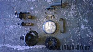 Karburátor Jikov 2912 - novější verze - součásti