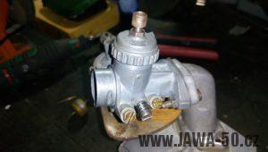 Jawa 50 typ 05 - karburátor Jikov 2915PSb