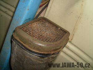 Jawa 05 - karburátor Jikov 2915PS-11 - drátěnka čističe (tlumiče sání)