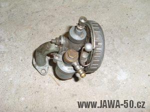 Jawa 550 - starší verze karburátoru Jikov 2912P