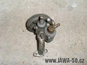 Jawa 550 - starší verze karburátoru Jikov 2912P