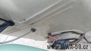 Vývozní (exportní) motocykl Jawa 50 typ Super M20 Pionýr pro Maďarsko z roku 1968