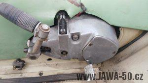 Vývozní (exportní) motocykl Jawa 50 typ Super M20 Pionýr pro Maďarsko z roku 1968