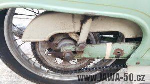 Vývozní (exportní) motocykl Jawa 50 typ Super M20 Pionýr pro Maďarsko z roku 1968