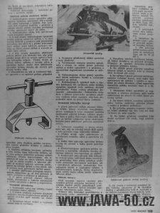 Svět Motorů 1958 - seriál: Opravujeme pionýra