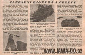 Svět Motorů 6/1958 (strana 175) - Zlepšení Pionýra a Čezety