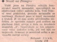 Svět Motorů 8/1958 (strana 251) - Nosič na Pionýra