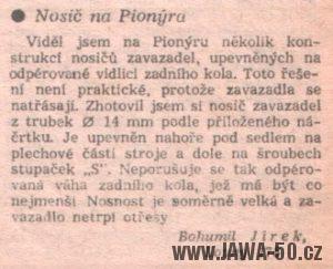 Svět Motorů 8/1958 (strana 251) - Nosič na Pionýra