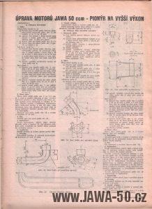 Svět Motorů 13/1958 (strana 405) - Úprava Pionýra na vyšší výkonyssi-vykon