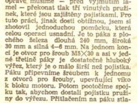 Svět Motorů 1/1963 (strana 27) - Pomůcka pro opravu spojky motocyklu Pionýr