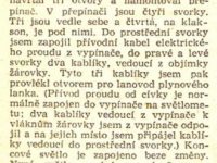 Svět Motorů 5/1963 (strana 155) - Přepínač světel na mopedu S11