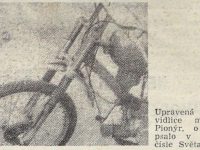 Svět Motorů 12/1964 (strana 27) - Přední vidlice terénního Pionýra