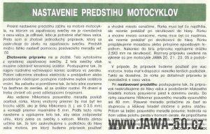 Udělej si sám 68/1988 (strana 62-63) - Nastavenie predstihu motocyklov
