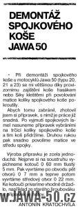 Udělej si sám 86/1993 (strana 53) - Demontáž spojkového koše Jawa 50