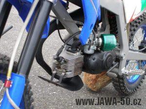 Závodní motocykl Jawa 50 s pětistupňovou převodovkou Jawa 90