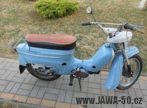 Jawa 21 Sport z roku 1967 v původním stavu