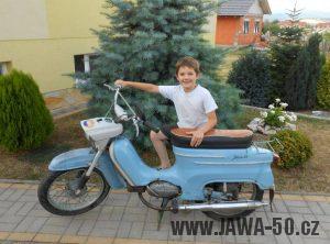 Jawa 21 Sport z roku 1967 v původním stavu