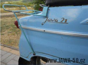 Jawa 21 Sport z roku 1967 v původním stavu - zadní blatník