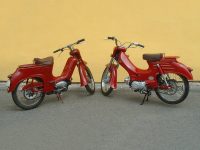 Porovnání motocyklů Jawa 555 Pionýr a Motoscoot Jawa 555 New Pionýr