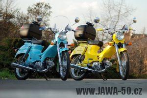 Motoscoot Jawa 555 New Pionýr - limitovaná edice pro Sazku
