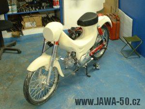 Motoscoot Jawa 555 New Pionýr - výroba prototypu