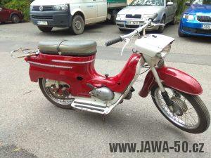 Vývozní (exportní) motocykl Jawa 05 Standard z roku 1965 pro východní Německo