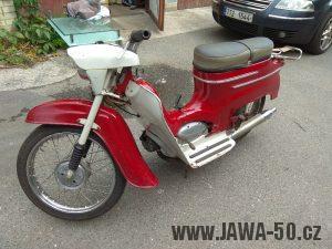 Vývozní (exportní) motocykl Jawa 05 Standard z roku 1965 pro východní Německo