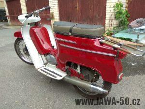 Vývozní (exportní) motocykl Jawa 05 Standard z roku 1965 pro východní Německo